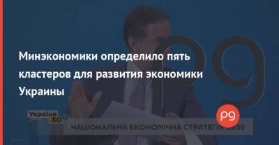 Алексей Любченко - Минэкономики определило пять кластеров для развития экономики Украины - thepage.ua