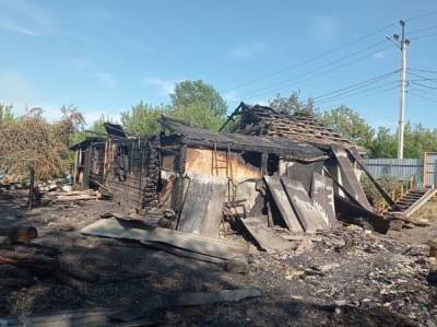 В старой Зареке в праздник сгорел частный дом из-за того, что ребенок поджег пух - znak.com - Тюмень