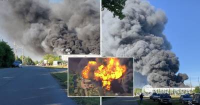 В Роктоне на химзаводе Chemtool Inc произошел мощный пожар. Фото и видео - obozrevatel.com - шт. Иллинойс