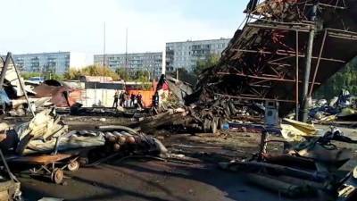 О взрыве и пожаре на автозаправке в Новосибирске - anna-news.info - Россия - Новосибирск