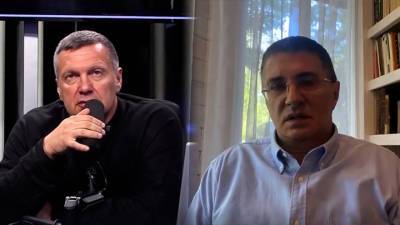 Владимир Соловьев - Александр Мясников - Доктор Мясников обрушился с резкой критикой на "врачей-предателей" - vesti.ru - Англия