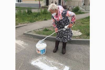 Российская пенсионерка самостоятельно нарисовала дорожную «зебру» - lenta.ru - Алтайский край - Бийск