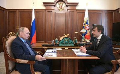 В.Путин - Сергей Кравцов - Встреча с Министром просвещения Сергеем Кравцовым - kremlin.ru