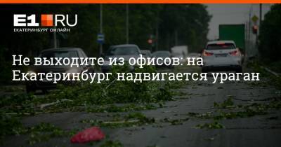 Артем Устюжанин - Не выходите из офисов: на Екатеринбург надвигается ураган - e1.ru - Екатеринбург - Свердловская обл.