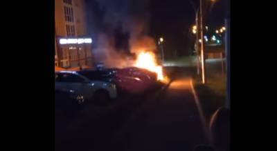 Пожар на автостоянке на улице Неделина оказался поджогом - lipetskmedia.ru