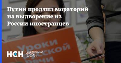 Владимир Путин - Путин продлил мораторий на выдворение из России иностранцев - nsn.fm - Россия