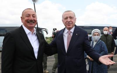 Реджеп Тайип Эрдоган - Ильхам Алиев - Президент Турции прибыл в Азербайджан - korrespondent.net - Турция - Азербайджан - Брюссель - Нагорный Карабах - Шуша