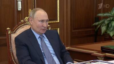 Владимир Путин - Сергей Кравцов - Обстоятельный разговор провел президент с министром просвещения Сергеем Кравцовым - 1tv.ru