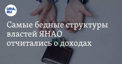 Самые бедные структуры властей ЯНАО отчитались о доходах - ura.news - Москва - окр. Янао
