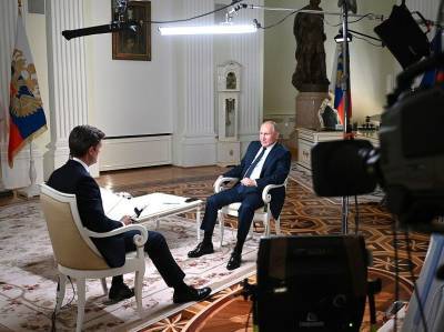Владимир Путин - Алексей Навальный - Из расшифровки интервью Путина американскому каналу на сайте Кремля убрали фразу "Мне все равно" о Навальном - gordonua.com - Россия