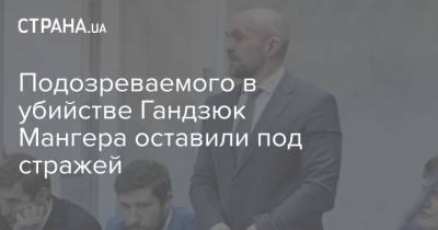 Екатерина Гандзюк - Владислав Мангер - Подозреваемого в убийстве Гандзюк Мангера оставили под стражей - strana.ua - Киев - Херсон