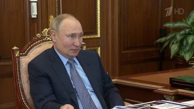 Владимир Путин - Александр Невский - Сергей Кравцов - Сергей Кравцов доложил президенту о ходе реализации национального проекта «Образование» - 1tv.ru