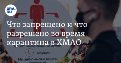 Что запрещено и что разрешено во время карантина в ХМАО. Список - ura.news - Югра