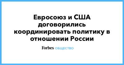 Евросоюз и США договорились координировать политику в отношении России - forbes.ru - Россия - США