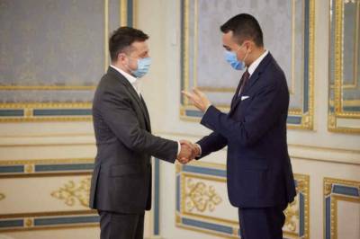 Владимир Зеленский - Луиджи Ди-Майо - Украина как декорация в диалоге Рима и Вашингтона - geo-politica.info - Киев - Брюссель
