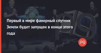 Первый в мире фанерный спутник Земли будет запущен в конце этого года - thepage.ua