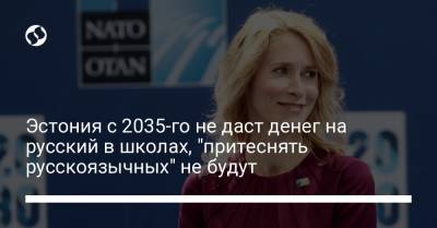 Эстония с 2035-го не даст денег на русский в школах, "притеснять русскоязычных" не будут - liga.net - Эстония