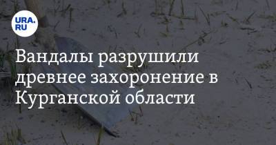 Вандалы разрушили древнее захоронение в Курганской области. Видео - ura.news - Курганская обл. - район Кетовский