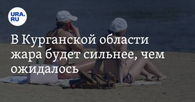 В Курганской области жара будет сильнее, чем ожидалось - ura.news - Курганская обл.