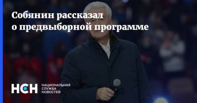 Сергей Собянин - Мэр Москвы - Собянин рассказал о предвыборной программе - nsn.fm - Москва
