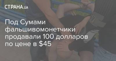 Под Сумами фальшивомонетчики продавали 100 долларов по цене в $45 - strana.ua - Сумская обл.