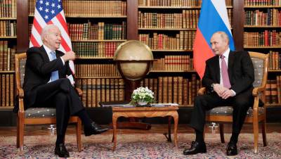 Владимир Путин - Джо Байден - Путин обменялся шуткой с Байденом - gazeta.ru - Женева - с. Байден