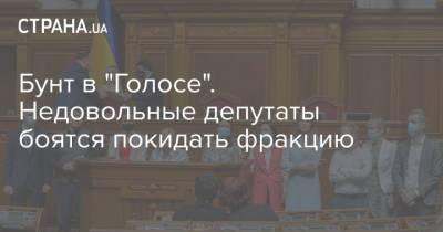 Сергей Притула - Ярослав Железняк - Бунт в "Голосе". Недовольные депутаты боятся покидать фракцию - strana.ua