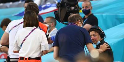 Дидье Дешама - Акция Greenpeace на матче Евро закончилась травмами и извинениями - ruposters.ru