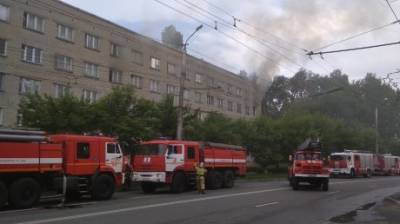 В Пензе ликвидировали пожар в общежитии на улице Беляева - penzainform.ru - Пензенская обл. - Пенза