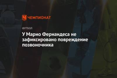 Марио Фернандес - Вячеслав Караваев - Алексей Миранчук - У Марио Фернандеса не зафиксировано повреждение позвоночника - championat.com - Москва - Финляндия