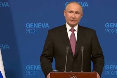 Владимир Путин - Джо Байден - Путин после саммита с Байденом высказался о Донбассе и Украине в НАТО - mk.ru - Киев - Женева