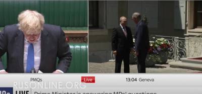 Владимир Путин - Борис Джонсон - К черту Джонсона: На британском телевидении случился конфуз из-за Путина - rusonline.org - Англия - Швейцария - Женева