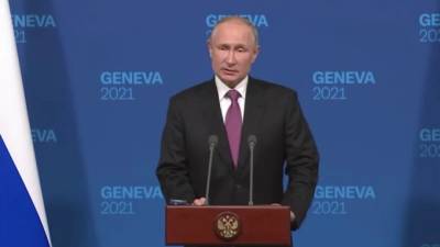 Владимир Путин - Джо Байден - Путин о переговорах с Байденом: тема Украины затрагивалась - piter.tv - Женева