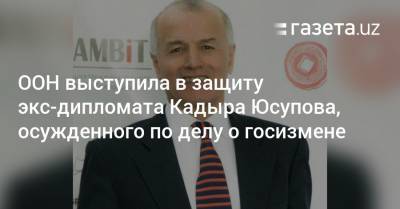 ООН выступила в защиту экс-дипломата Кадыра Юсупова, осужденного по делу о госизмене - gazeta.uz - Австрия - Англия - Узбекистан - Судан