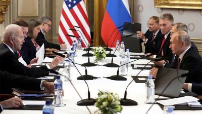 Владимир Путин - Джо Байден - Путин назвал недопустимой «перегрузку» в отношениях между США и РФ - iz.ru - Москва - Женева