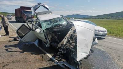 Аварию с шестью пострадавшими спровоцировал водитель без прав - vesti.ru - Приморье край - Восточный