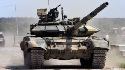 В Сети опубликованы кадры "уничтожения" танка Т-90 украинским БПЛА ACE ONE - newinform.com - Украина