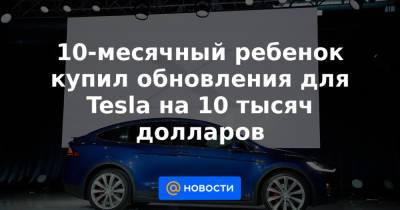 Анна Лысенко - 10-месячный ребенок купил обновления для Tesla на 10 тысяч долларов - news.mail.ru