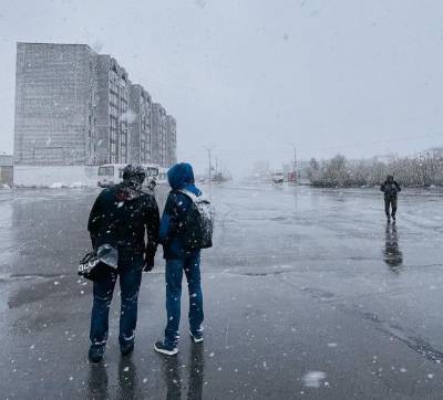 В Воркуте выпал снег, окончание отопительного сезона отложили - komiinform.ru - Воркуты
