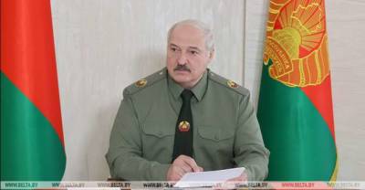 Aleksandr Lukashenko - Lukashenko: Every Belarusian region should be ready to mobilize quickly - udf.by - Belarus
