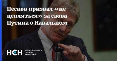 Владимир Путин - Алексей Навальный - Дмитрий Песков - Джо Байден - Песков призвал «не цепляться» за слова Путина о Навальном - nsn.fm - Женева