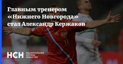 Глеб Никитин - Александр Кержаков - Главным тренером «Нижнего Новгорода» стал Александр Кержаков - nsn.fm - Москва - Санкт-Петербург - Нижегородская обл. - Нижний Новгород - Испания - Нижний Новгород