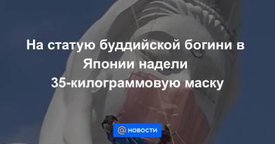 На статую буддийской богини в Японии надели 35-килограммовую маску - news.mail.ru - Япония - Reuters