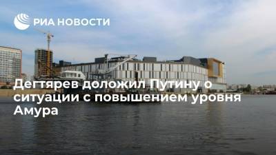 Владимир Путин - Михаил Дегтярев - Дегтярев доложил Путину, что уровень воды в Амуре вызывает опасения и тревогу - ria.ru - Москва - Хабаровский край