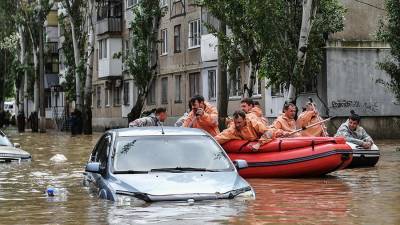 Вода ушла из нескольких населенных пунктов Крыма после подтопления - iz.ru - Крым - район Ленинский