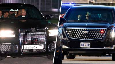 Владимир Путин - Джо Байден - В Великобритании сравнили Cadillac Байдена и Aurus Путина - gazeta.ru - Англия - Женева