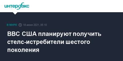 Чарльз Браун - ВВС США планируют получить стелс-истребители шестого поколения - interfax.ru - Москва - США