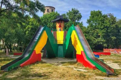 Стройка в парке Гулливер возмутила жителей Донецка - mk.ru - Донецк
