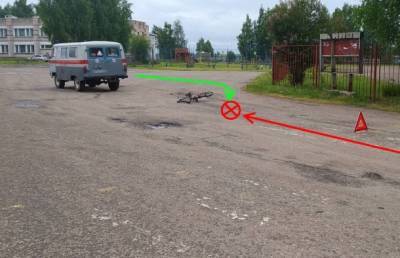 В Усть-Вымском районе велосипедист попал под колеса машины скорой помощи - bnkomi.ru - респ. Коми - Сыктывкар