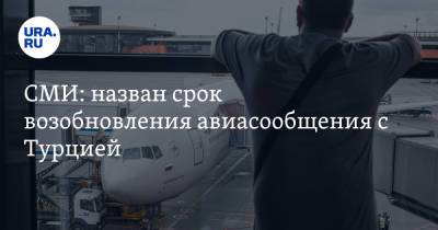 СМИ: назван срок возобновления авиасообщения с Турцией - ura.news - Турция